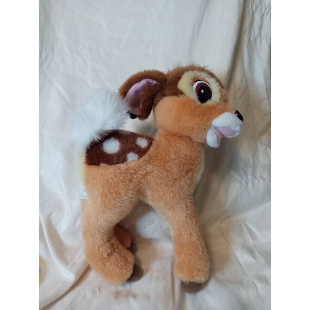 Mattel Walt Disney Vintage 1992 Bambi Deer 14” Plush Soft Toy Stuffed Animal